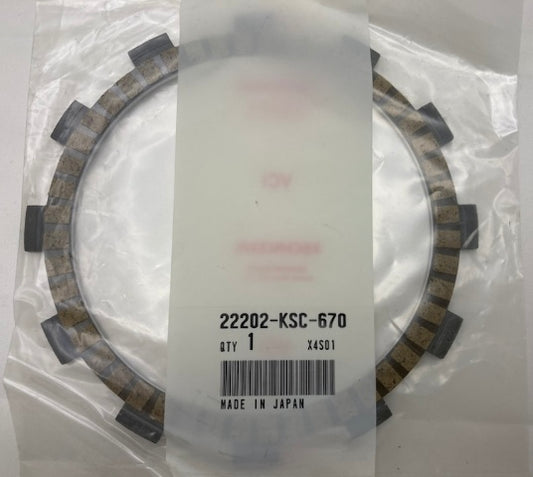 Honda 22202-KSC-670 Disk, Cl, Friction New Genuine