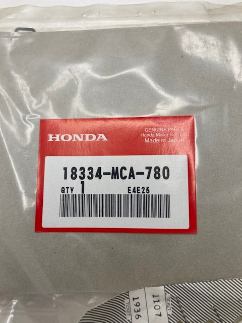 Honda 18334-MCA-780 Rubber G New Genuine