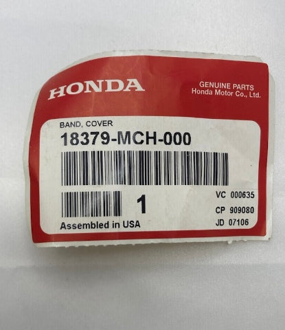 Honda 18379-MCH-000 Band, Cover New Replaces