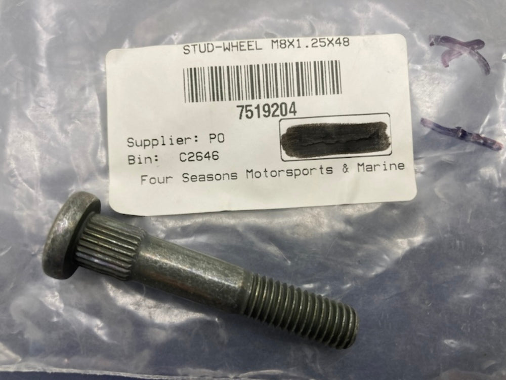Polaris 7519204 Wheel Stud M8x1.25x48 New Genuine