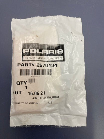 Polaris 2670134 Amber Reflector Assembly New Genuine