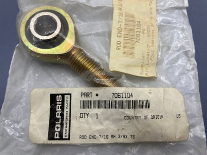 Polaris 7061104 RH Rod End 7/16 3-8 x 0.75 New Genuine