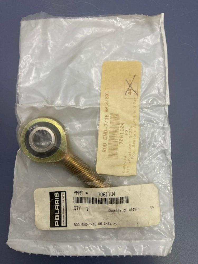 Polaris 7061104 RH Rod End 7/16 3-8 x 0.75 New Genuine
