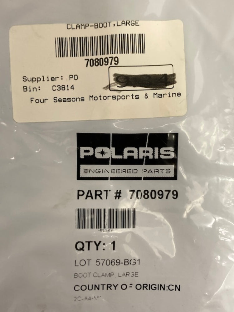 Qty 3 Polaris 7080979 Large Boot Clamp for RZR New Genuine