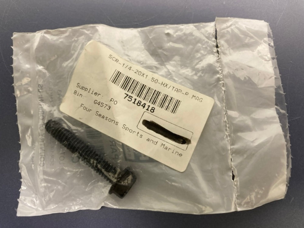 Polaris 7518418 Hex Screw 1/4-20 x 1.50 New Genuine