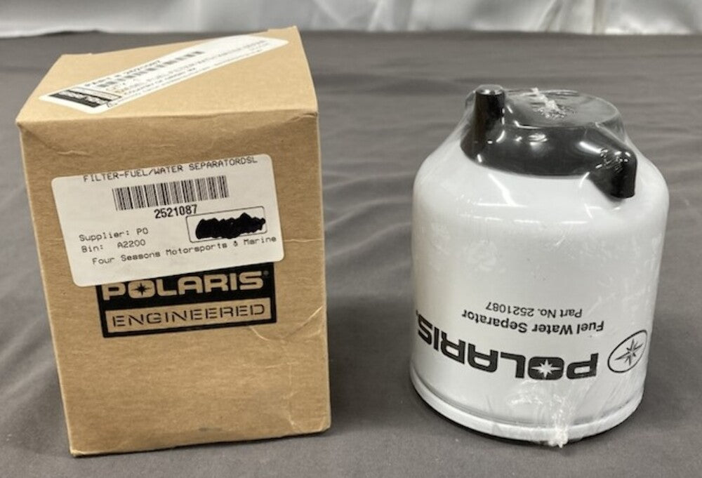 Polaris 2521087 Filter Fuel / Water Separator Dsl New Genuine