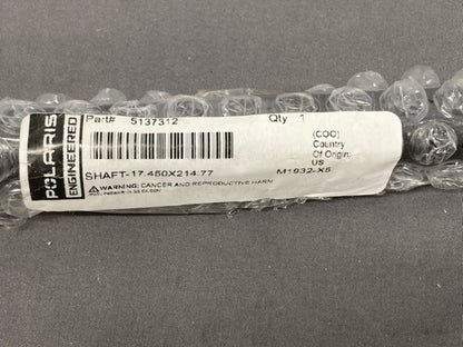 Polaris 5137312 Shaft New Genuine