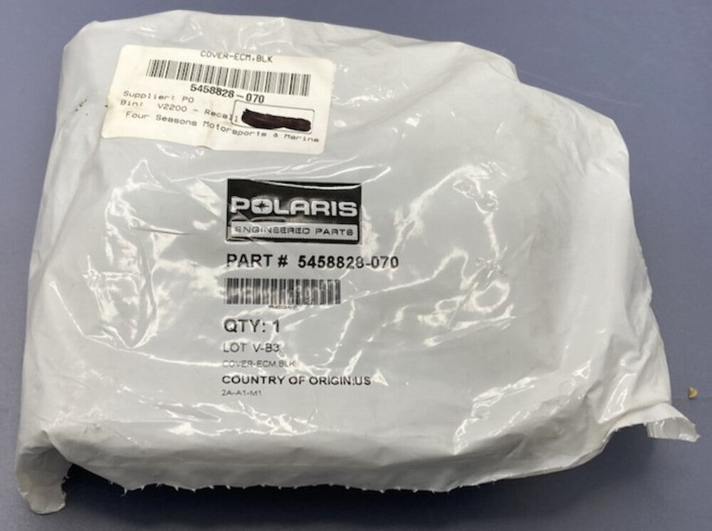 Polaris 5458828-070 Cover-Ecm, Blk New Genuine
