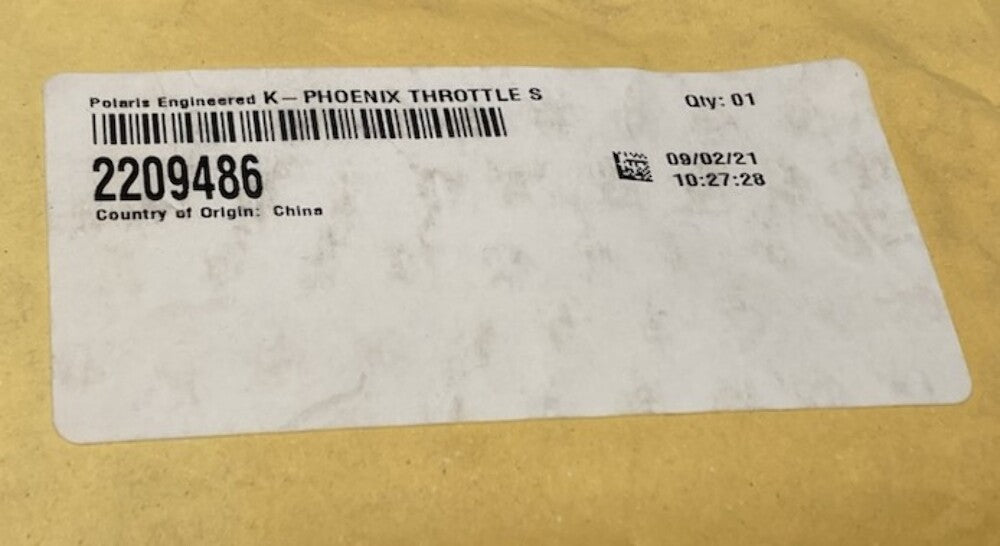 Polaris 2209486 K-Phoenix Throttle Stop New Genuine