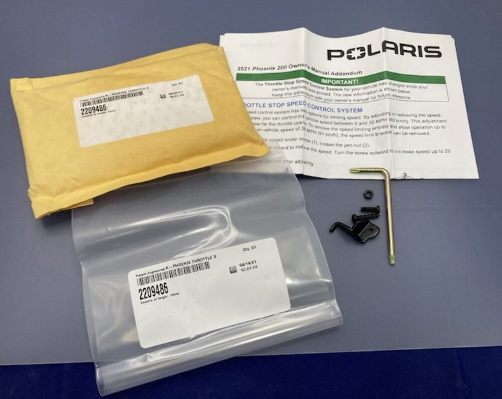 Polaris 2209486 K-Phoenix Throttle Stop New Genuine