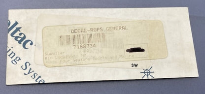 Polaris 7188734 Decal-Rops, General New Genuine