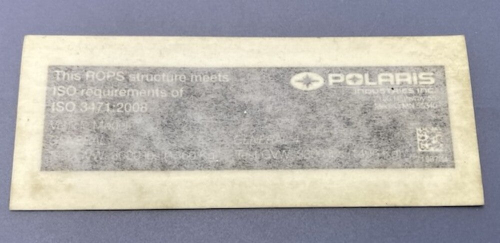 Polaris 7188734 Decal-Rops, General New Genuine
