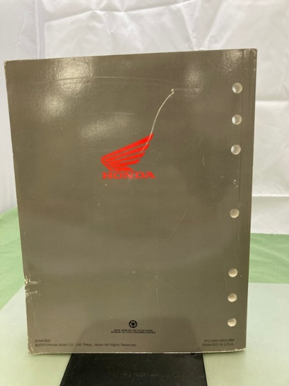 Honda 61MBZ00 CB600F Service Manual '04 Genuine