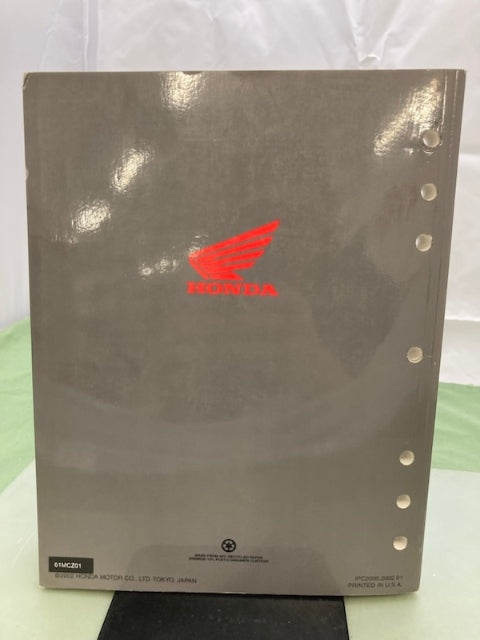 Honda 61MCZ01 CB900F 919 Service Manual '02-'03 Genuine
