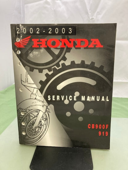 Honda 61MCZ01 CB900F 919 Service Manual '02-'03 Genuine