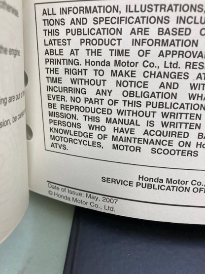 Honda 61MY658 XR650L Service Manual '08-'19 Genuine