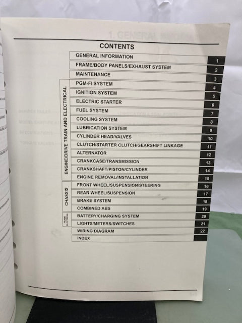 Honda 61MJC04 CBR600RR/RA Service Manual '13-'17 Genuine