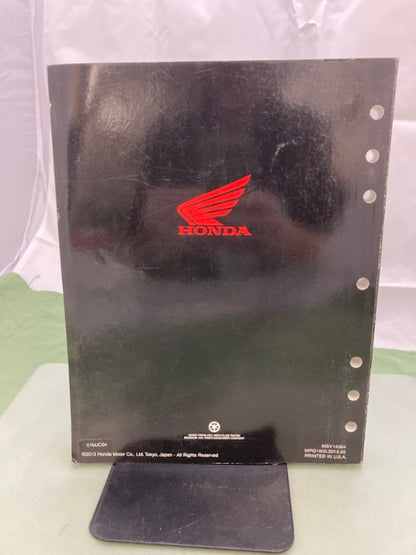 Honda 61MJC04 CBR600RR/RA Service Manual '13-'17 Genuine