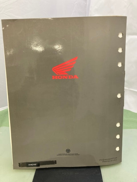 Honda 61KCY07 XR400R Service Manual '96-'04 Genuine