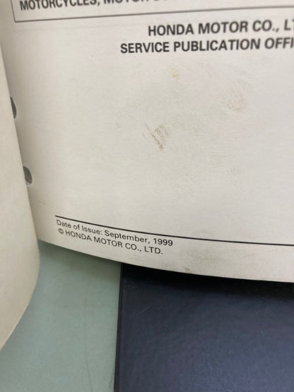 Honda 61KZ361 CR250R Service Manual '00-'01 Genuine