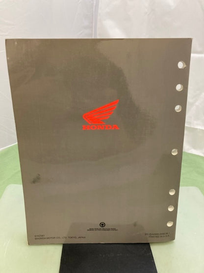 Honda 61KZ361 CR250R Service Manual '00-'01 Genuine