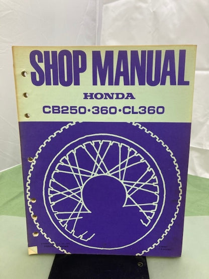 Honda 6136901 CB250 360 CL360 Shop Manual '74 Genuine