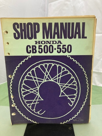 Honda 6137402 CB500 550 Shop Manual '74 Genuine