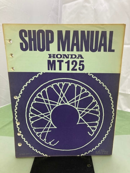 Honda 6136101 MT125 Shop Manual '73 Genuine