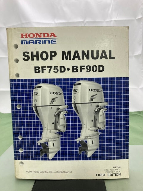 Honda 61ZY900 BF75D BF90D Shop Manual '06 Genuine