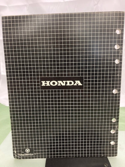 Honda TO068 Carburetor Service Manual '98 Genuine