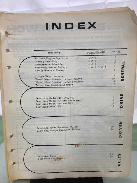 Salsbury S81-4-42 Torque Converter Shop Manual Third Edition Genuine