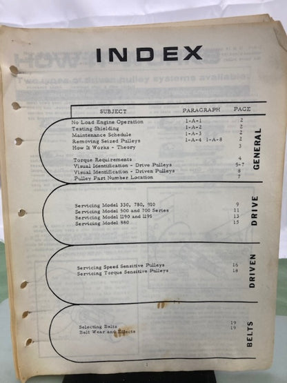 Salsbury S81-4-42 Torque Converter Shop Manual Third Edition Genuine