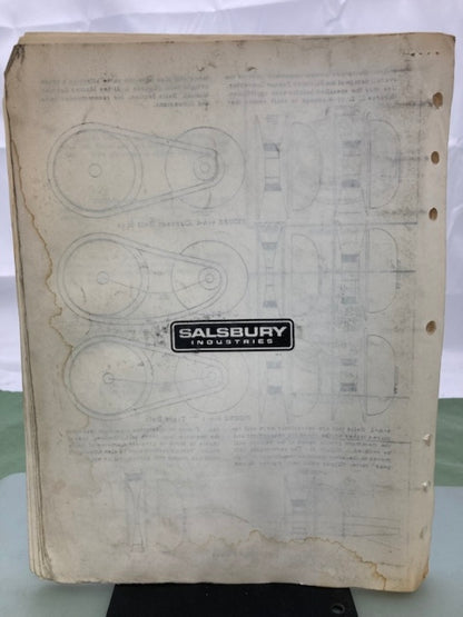 Salsbury S81-4-42 Torque Converter Shop Manual Third Edition Genuine