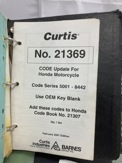 Curtis 70207 Key Blanks Cross Reference Guide & Code Book '00-'01 Genuine