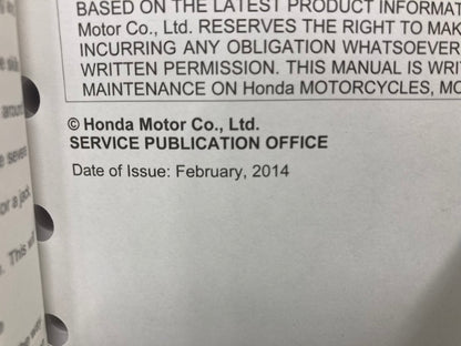 Honda 61MFL06 CBR1000RR/RA/RS Service Manual '08-'16 Genuine