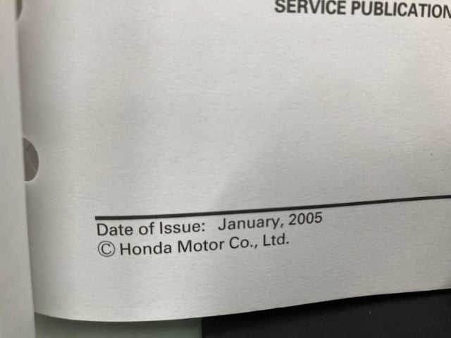 Honda 61MBB07 VTR1000F Super Hawk Service Manual 1998-2005 Genuine