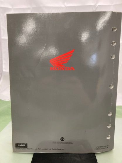 Honda 61MEL03 CBR1000RR Service Manual 2004-2007 Genuine