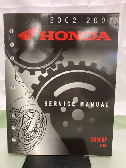 Honda 61MCZ05 CB900F 919 Service Manual 2002-2007 Genuine