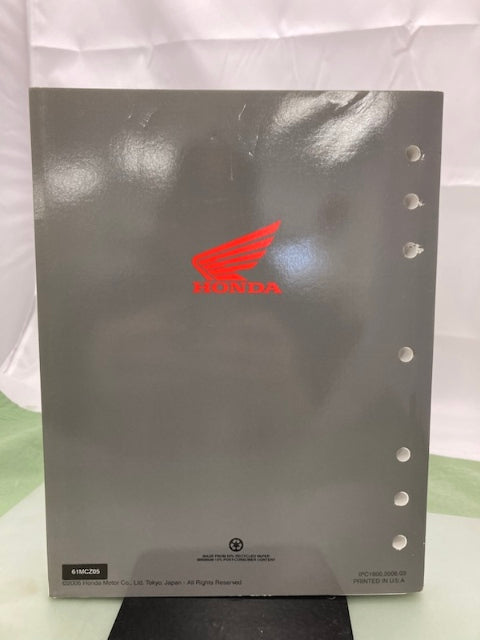 Honda 61MCZ05 CB900F 919 Service Manual 2002-2007 Genuine