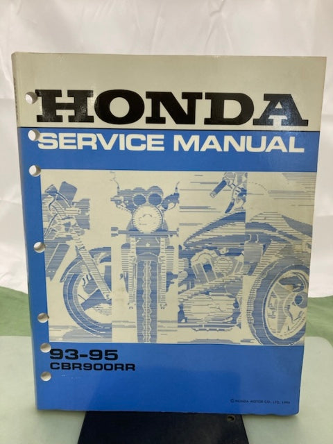 Honda 61MW002 CBR900RR Service Manual 1993-1995 Genuine