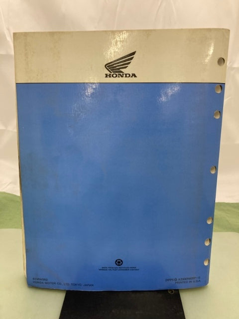 Honda 61MW002 CBR900RR Service Manual 1993-1995 Genuine