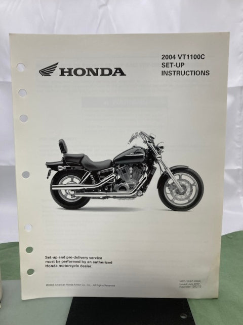 Honda 61MAA09 VT1100C VT1100T Shadow Service Manual 1997-2007 Genuine
