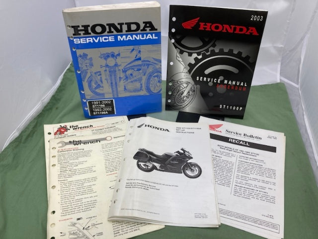 Honda 61MY311 ST1100 Service Manual '91-'02 with Addendum 61MY311-AH '03 Genuine