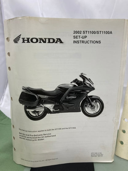 Honda 61MY311 ST1100 Service Manual '91-'02 with Addendum 61MY311-AH '03 Genuine