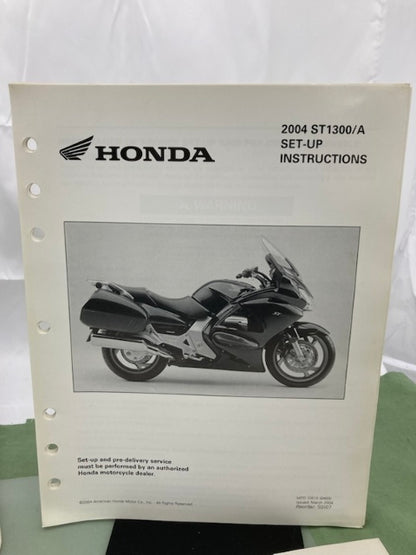 Honda 61MCS14 ST1300/A ST1300P/PA Service Manual 2003-2017 Genuine