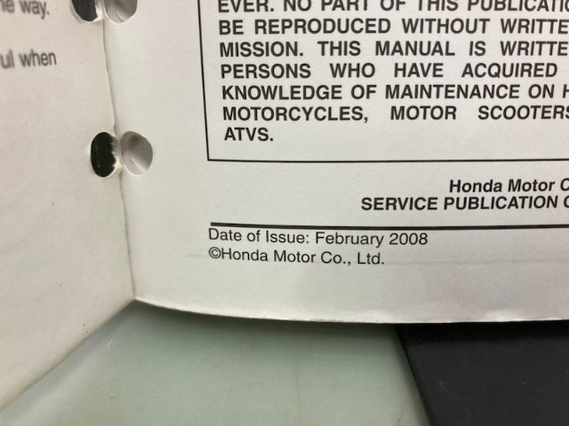 Honda 61MCS14 ST1300/A ST1300P/PA Service Manual 2003-2017 Genuine