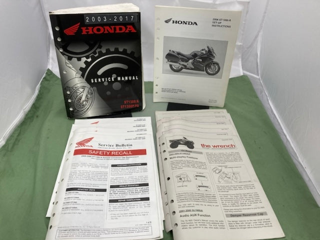 Honda 61MCS14 ST1300/A ST1300P/PA Service Manual 2003-2017 Genuine