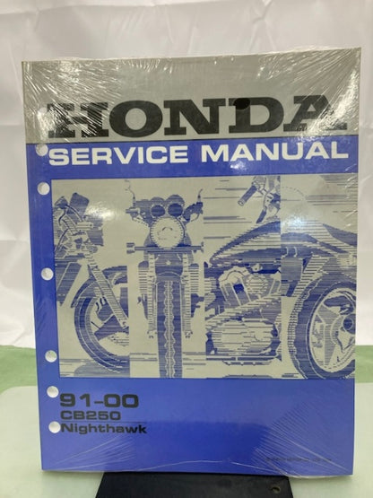 Honda 61KBG08 CB250 Nighthawk Service Manual 1991-2000 New Genuine