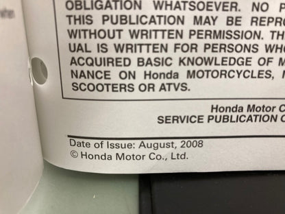 Honda 61HP700 TRX420FA/FPA FourTrax Rancher AT Service Manual 2009 Genuine