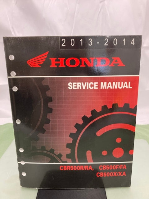 Honda 61MGZ01 CBR500R/RA CB500F/FA CB500X/XA Service Manual 2013-2014 Genuine